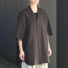 【残りわずか】Open Collar S/S Shirt