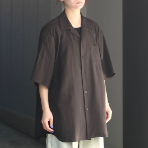 【残りわずか】Open Collar S/S Shirt