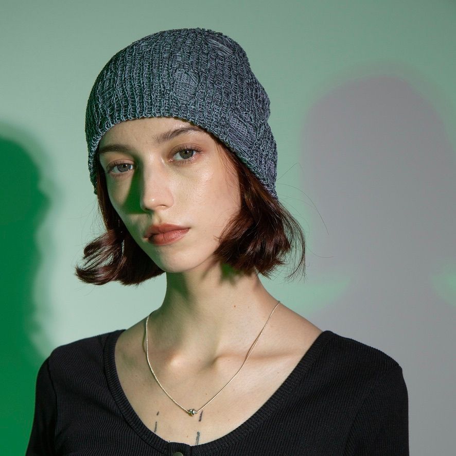 【残り一点】Damage Mesh Beanie