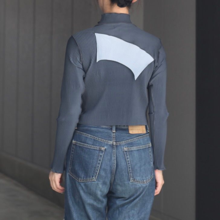 【残り一点】Todo Tiny Wave Top Long Sleeve High Neck