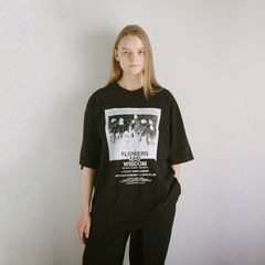 【残り一点】Oversized Garment Dye T-shirt(FLOWER)