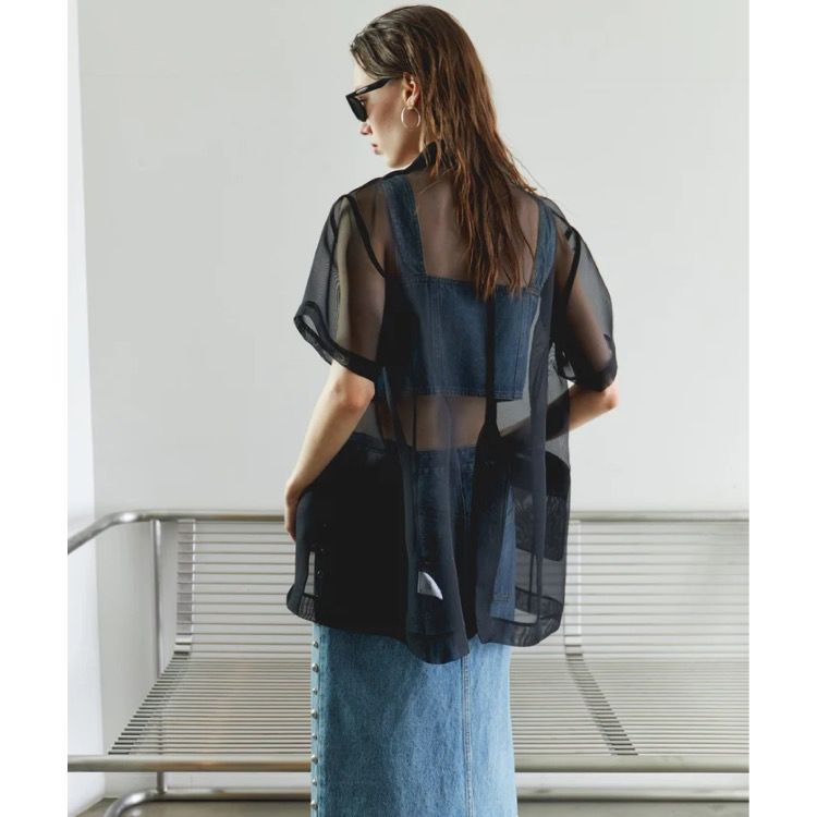【残り一点】Sheer Half Sleeve Jacket