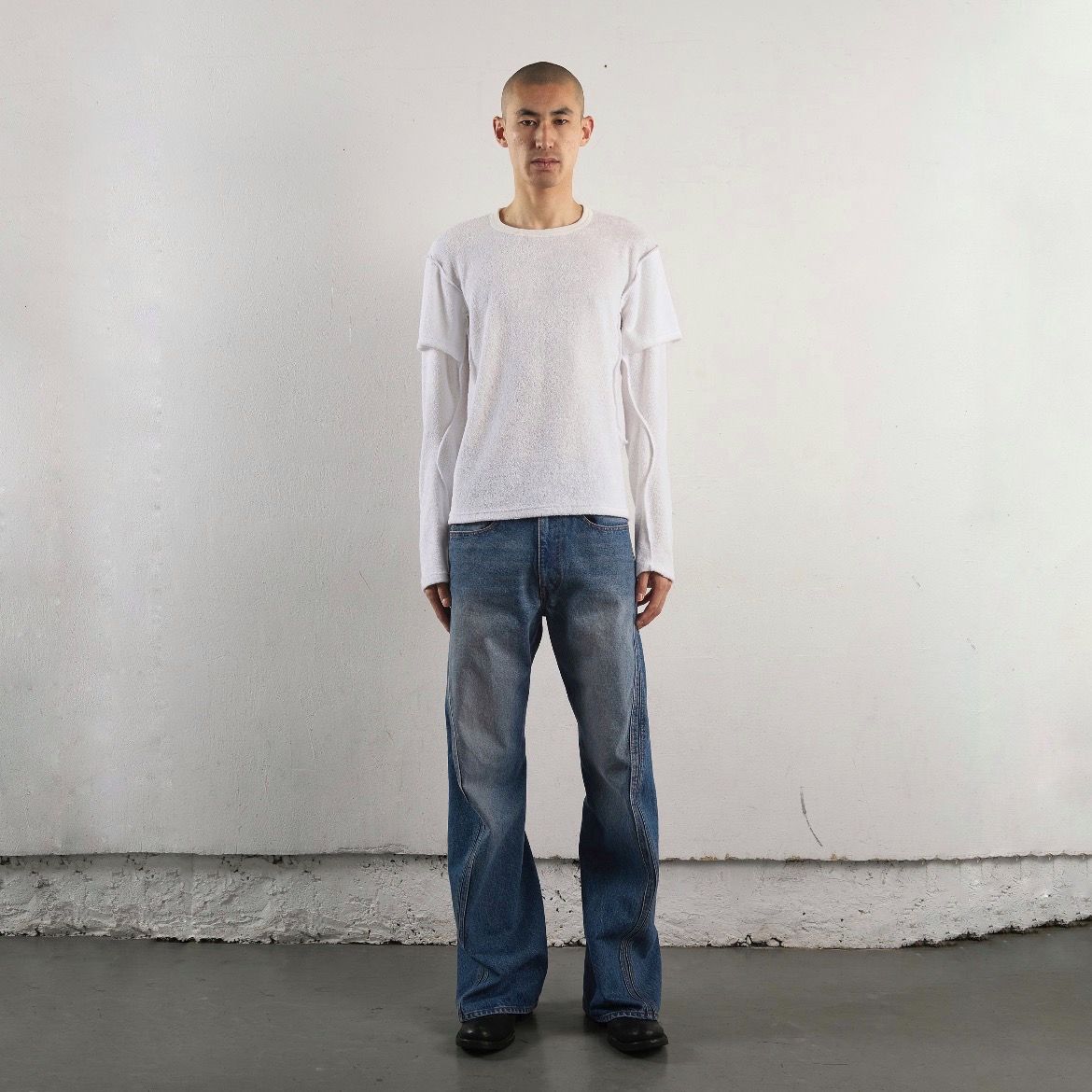 NVRFRGT - 【残りわずか】Terry Double Layer Long Sleeve T