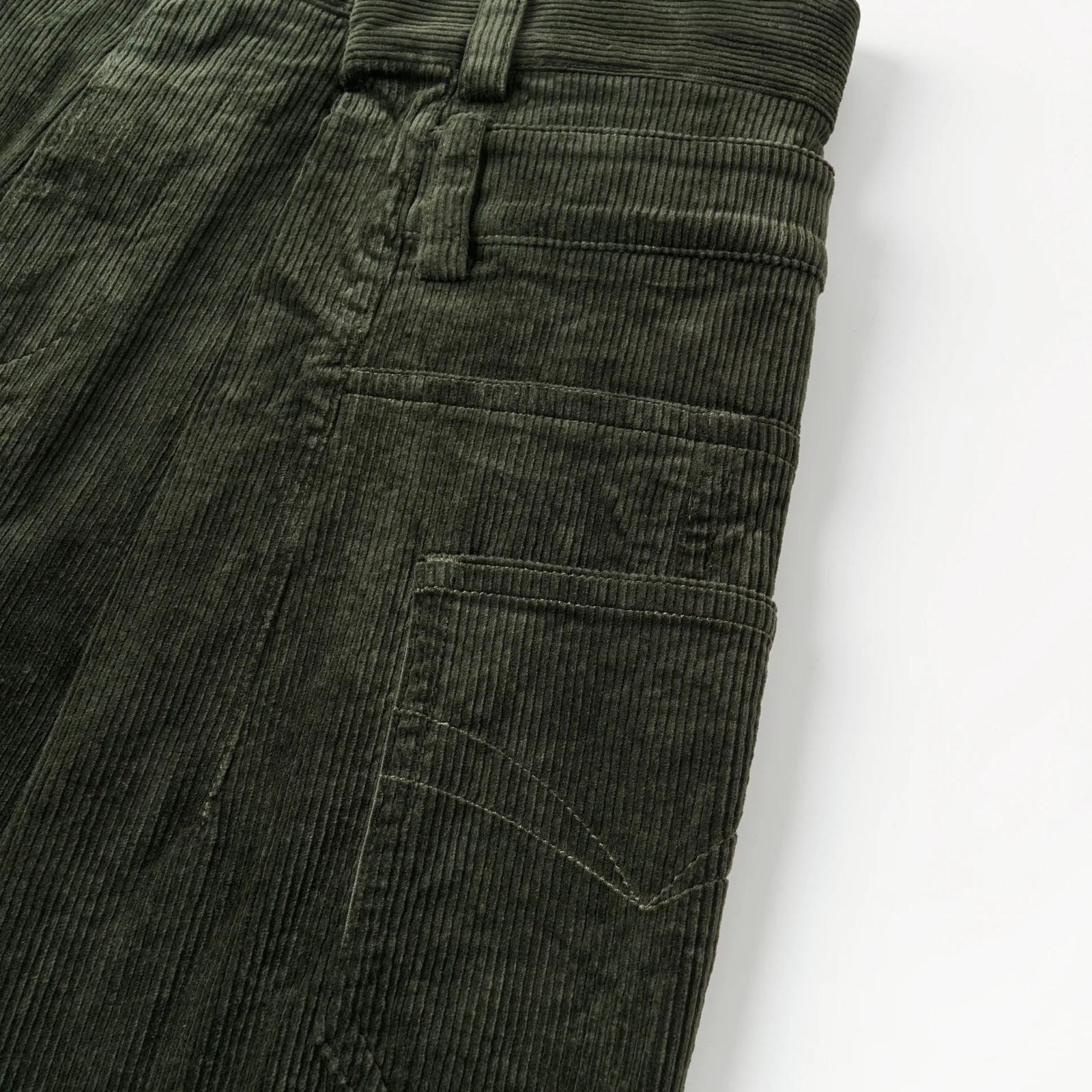 【残り一点】Green Washed Corduroy Deconstructed Pants