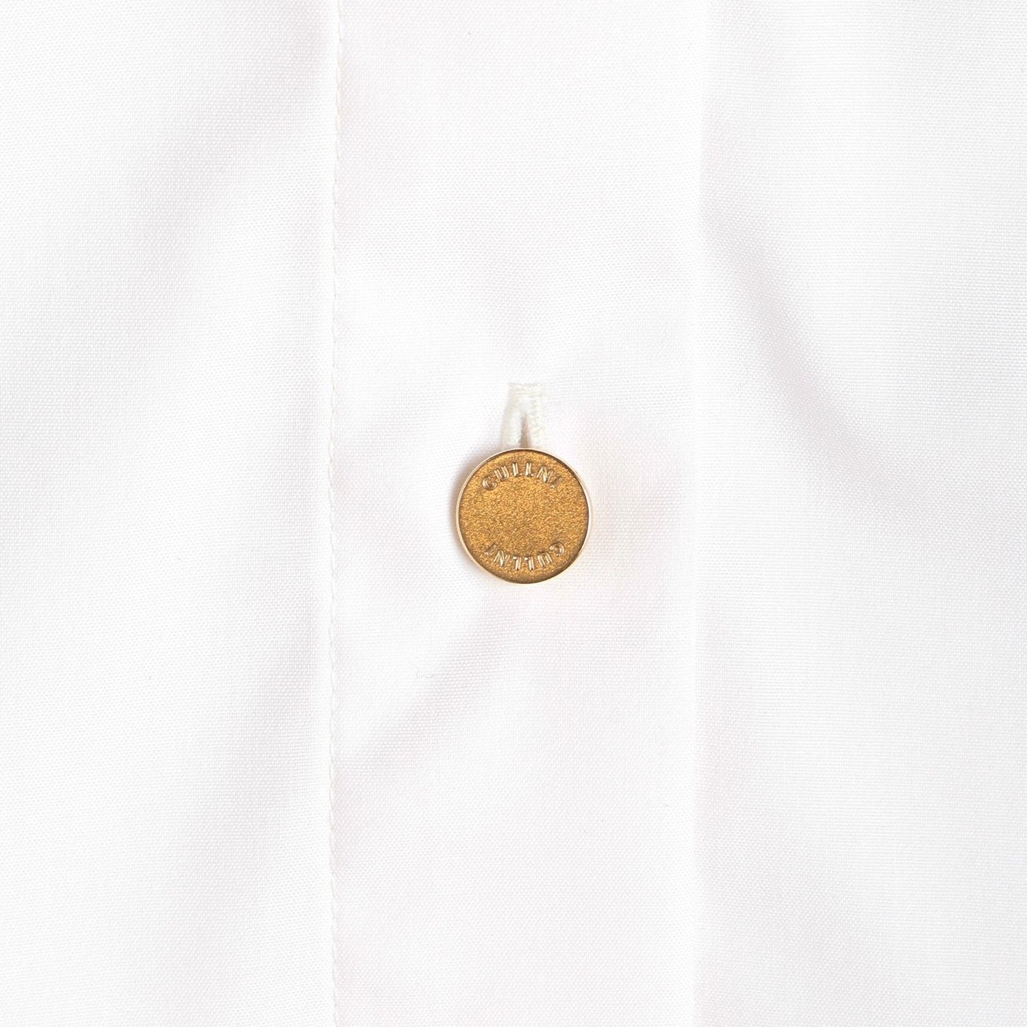 【残り一点】High Count Broad Front Fly Embroidery Patch Shirt