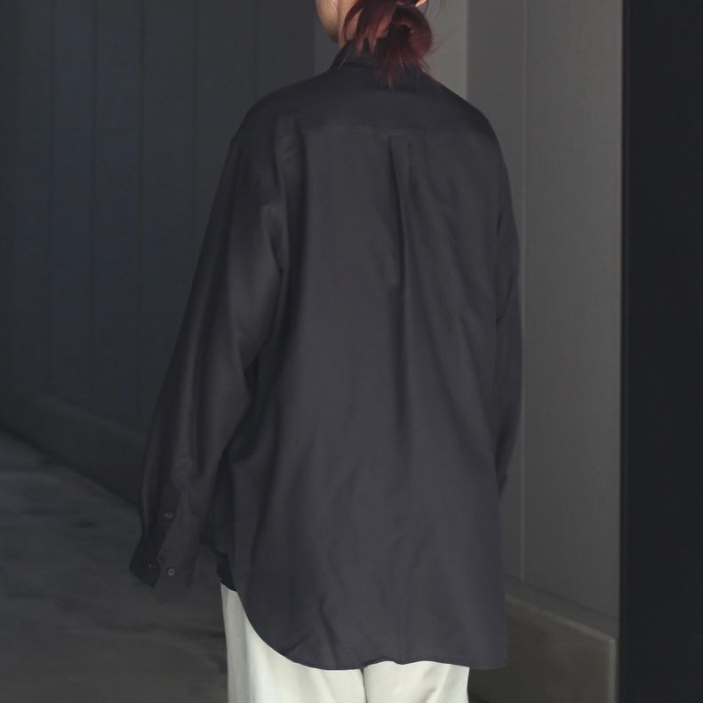 【残り一点】Wool/Silk Pullover Shirt