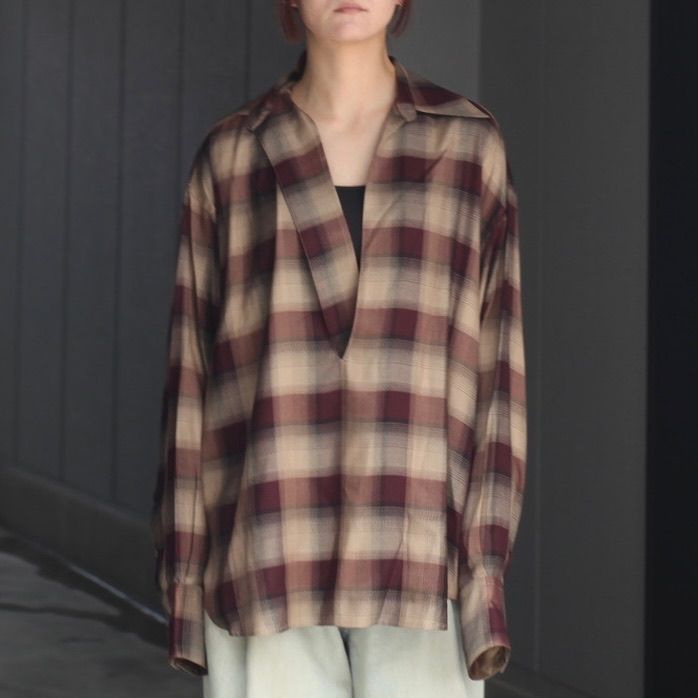 【残り一点】Plaid Skipper Shirts