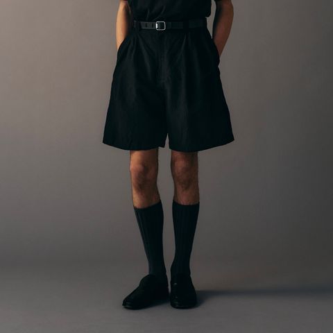 【残り一点】Wool Linen 3Pleated Shorts