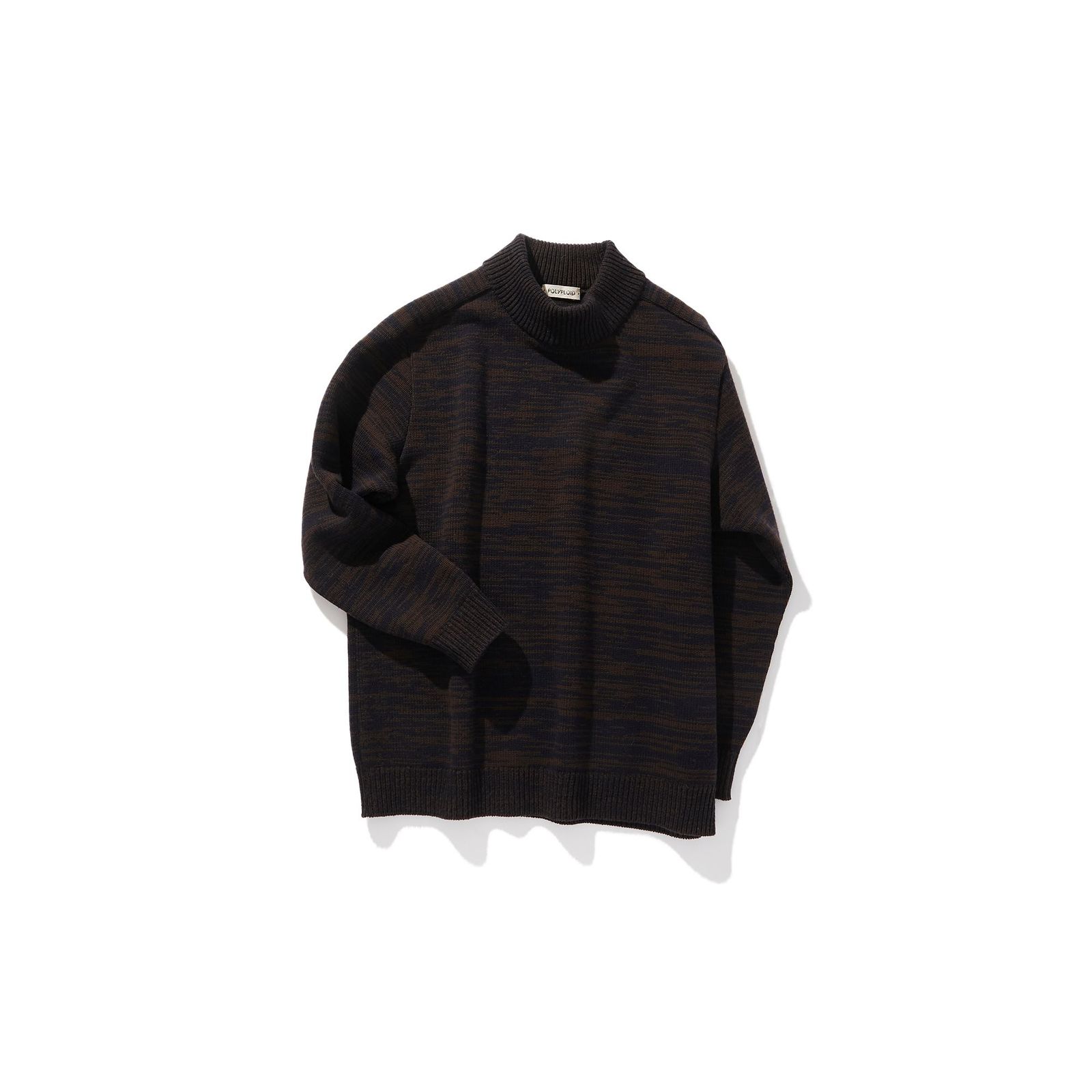 polyploid mock neck pullover b-