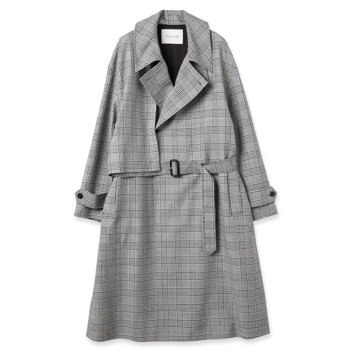 CULLNI - 【残り一点】Shetland Check Trench Coat | ACRMTSM ONLINE STORE