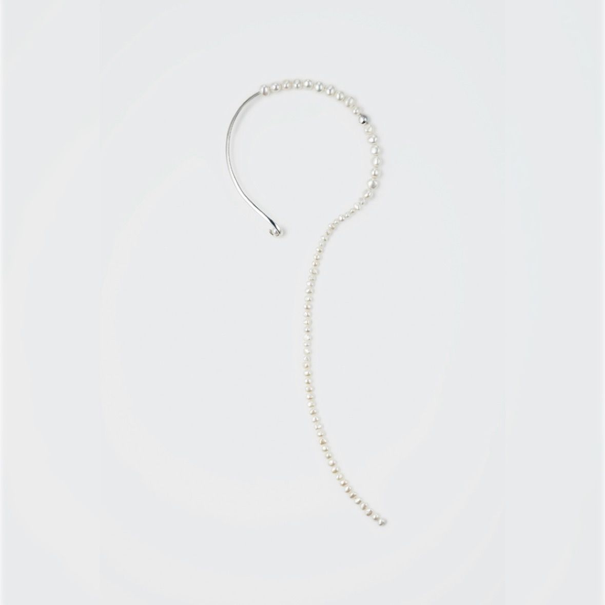 【お取り寄せ注文可能】Baroque Pearl Drop Line Open Necklace