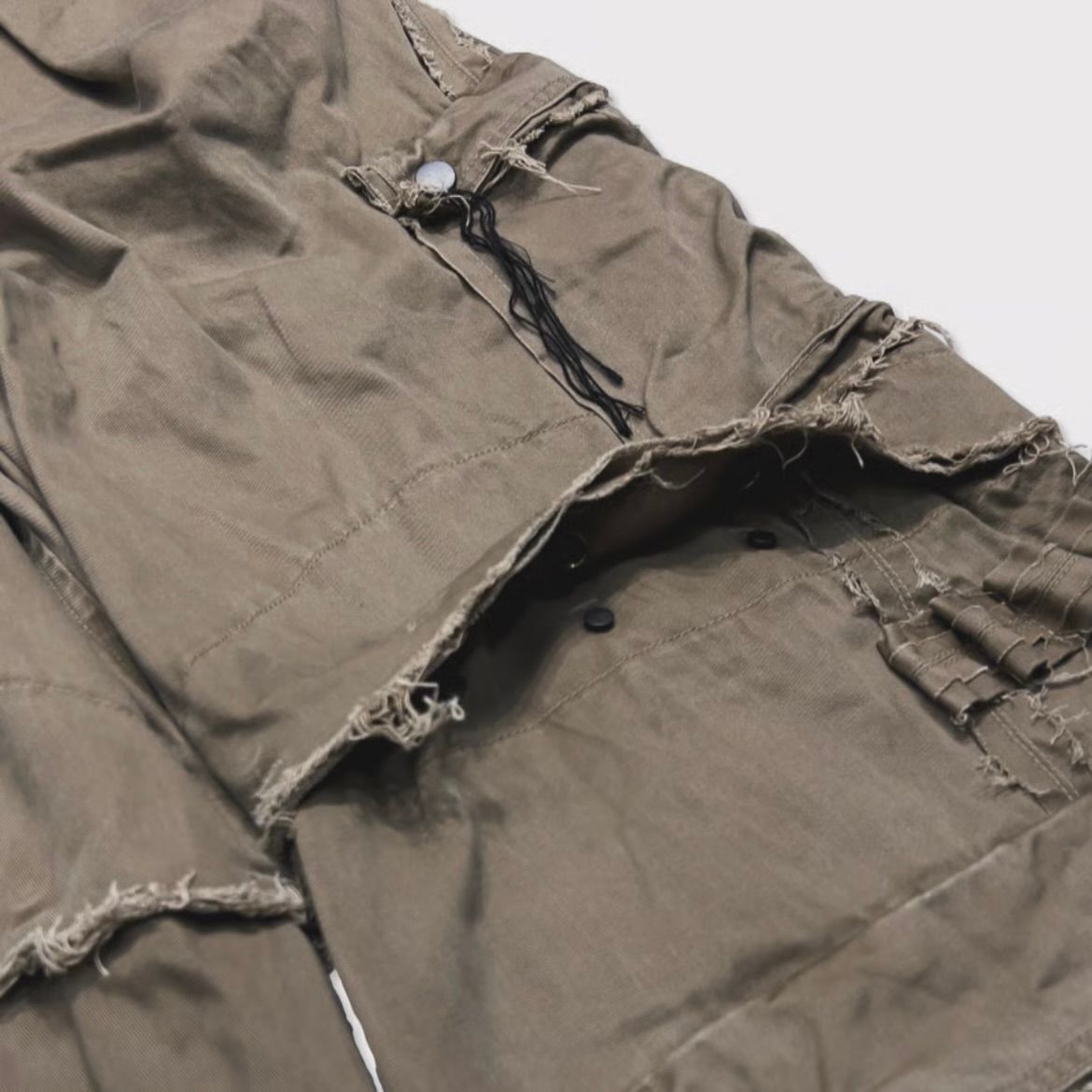 【残り一点】Slash Seam Twist Cargo Pants(AGED TWILL)