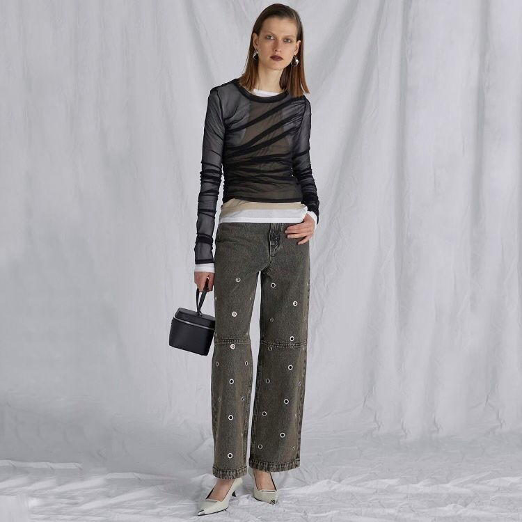 【残り一点】Triple Layered Sheer Top