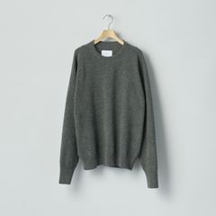 【残りわずか】Extra Fine Wool Knit Crew Neck LS