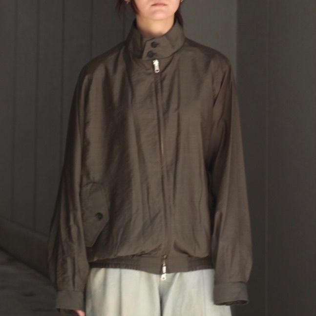 【残り一点】Wool Nylon Reversible Harrington Jacket