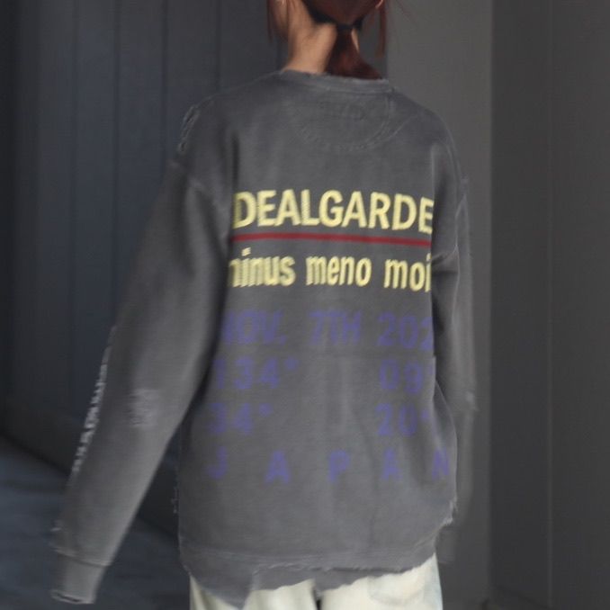 【残りわずか】Bootleg DIY Crew Sweat With Damaged(COORDINATE)