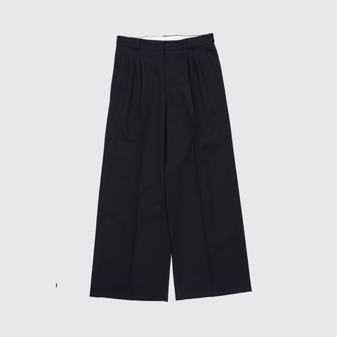 【残り一点】3pleated Wide-leg Trousers