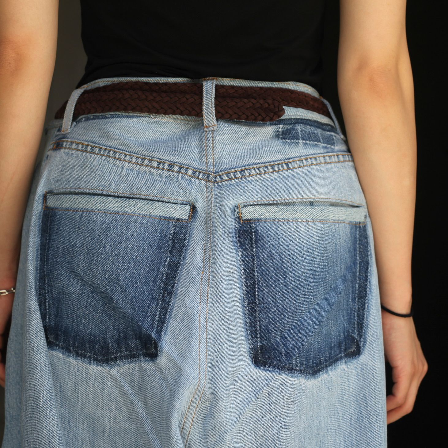 【残り一点】Reconstructed Super Baggy Slacks Denim_2(M)