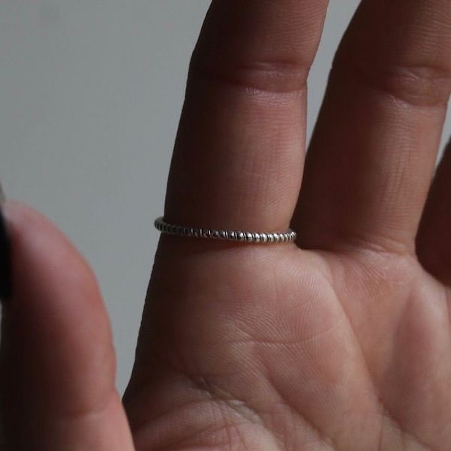 【お取り寄せ注文可能】Surface Silver Ring(SILVER)