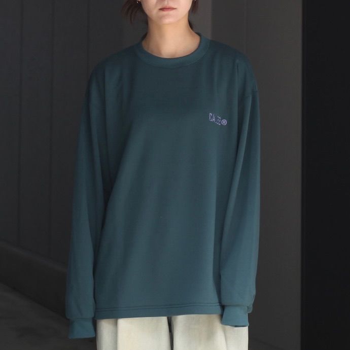 【残り一点】Calee National Logo Drop L/S Tee