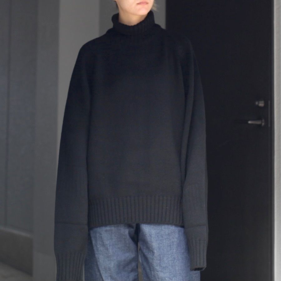 高評価！ EX Fine Lambs Loose High Neck Knit tdh-latinoamerica.de