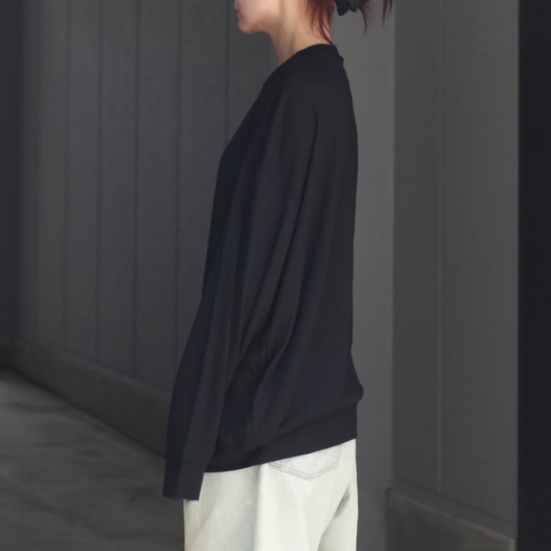 【残り一点】オーバーサイズリラックスウールL/S TEE
