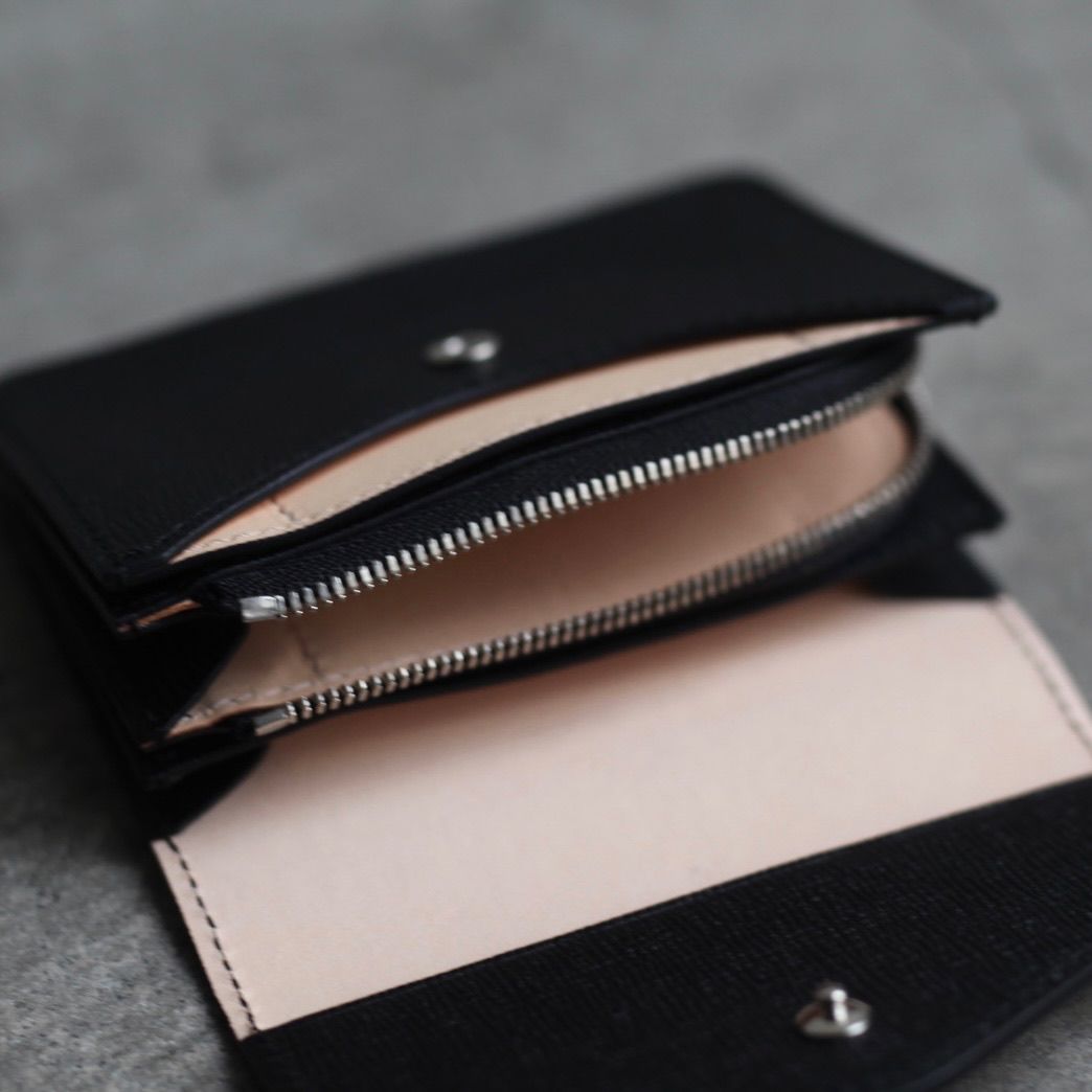 【残り一点】Flap Billfold(BLACK)
