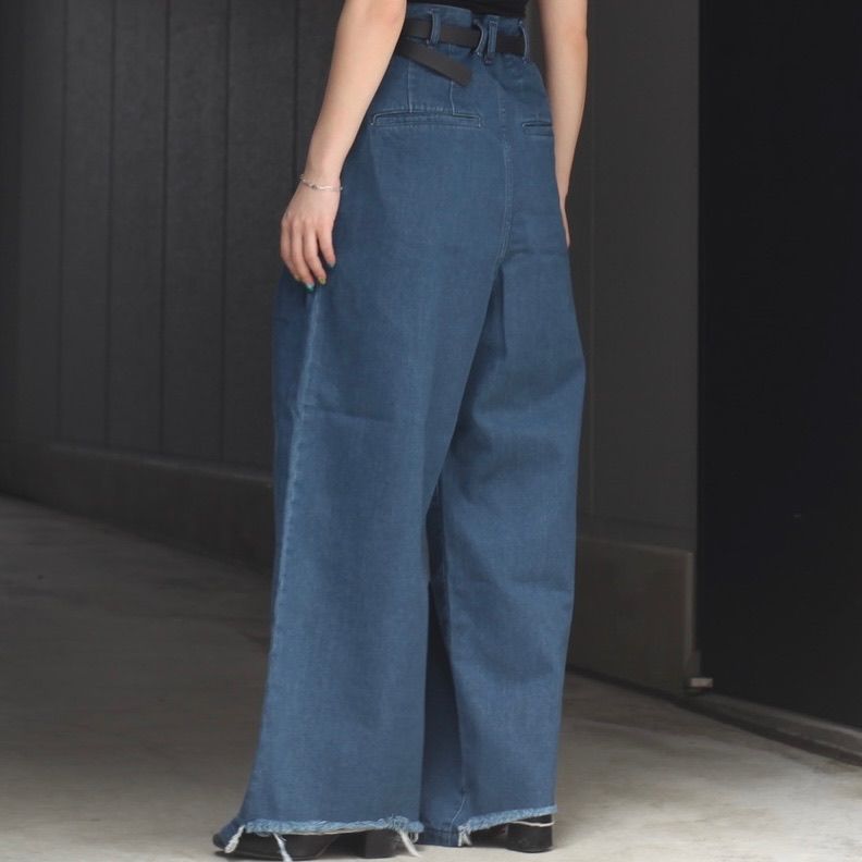 【残り一点】Hi Waist Baggy Denim Pants