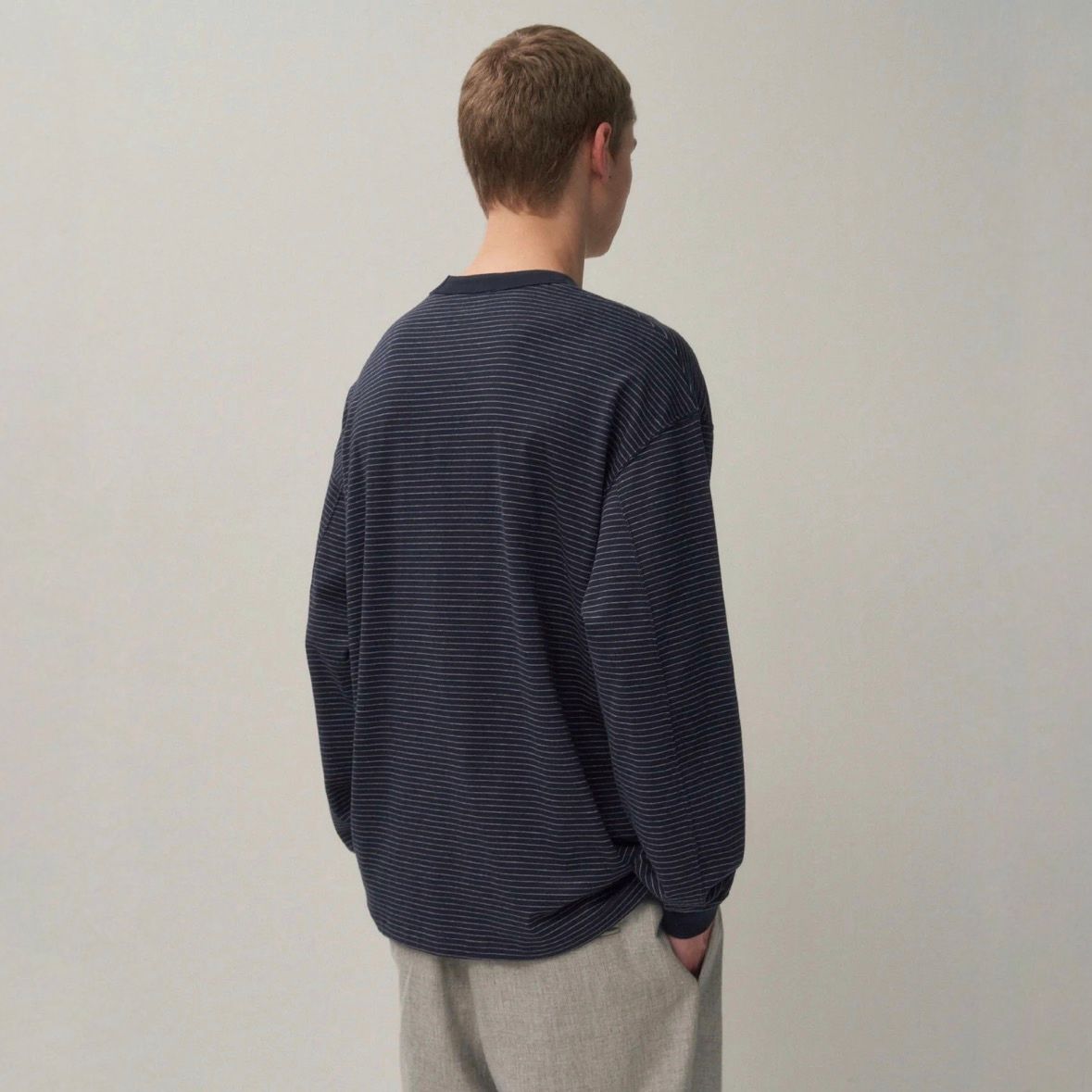 【残り一点】Suvin Double Jersey Crewneck Pullover