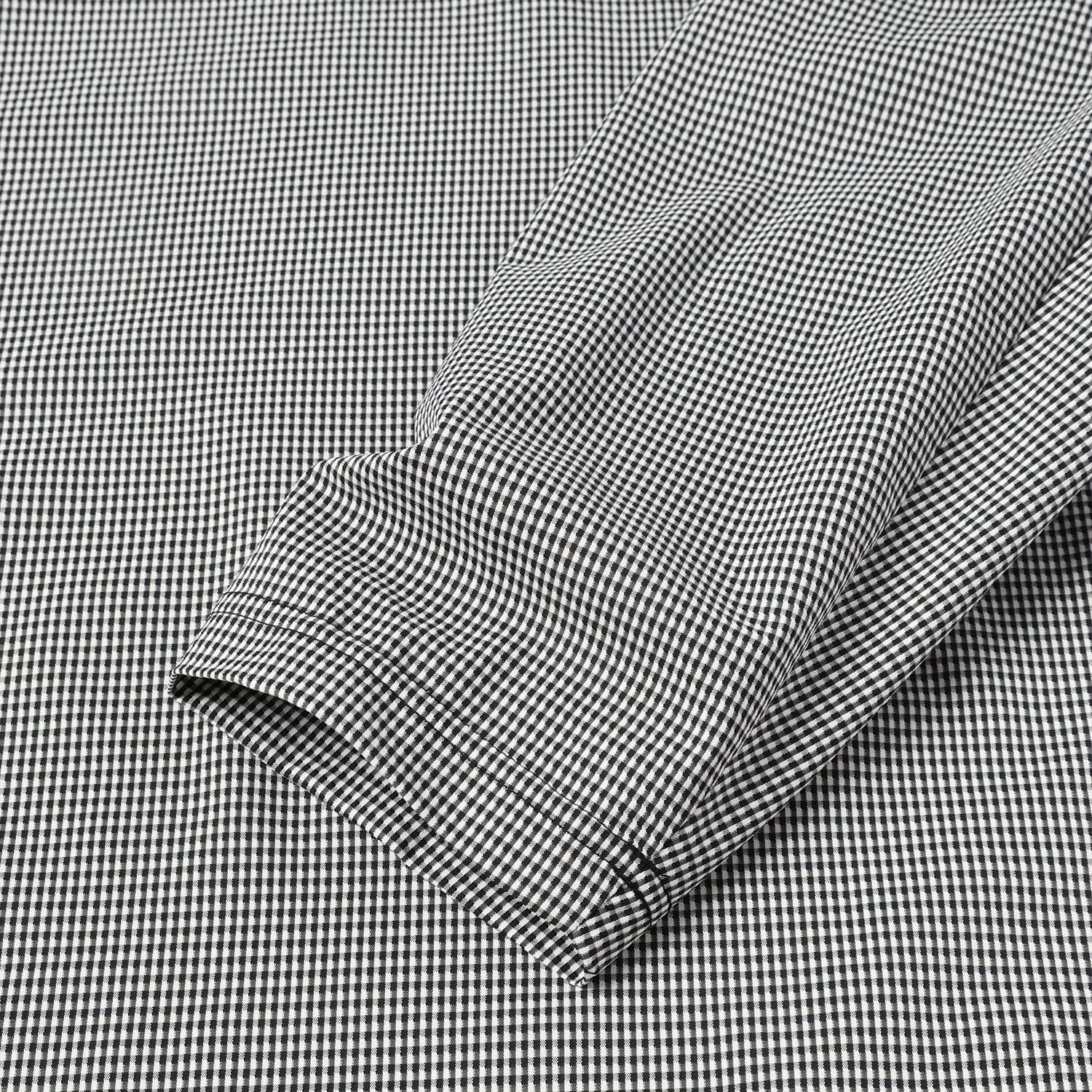 【残り一点】Sheer Check Cloth Drawstring Long Sleeve Pullover