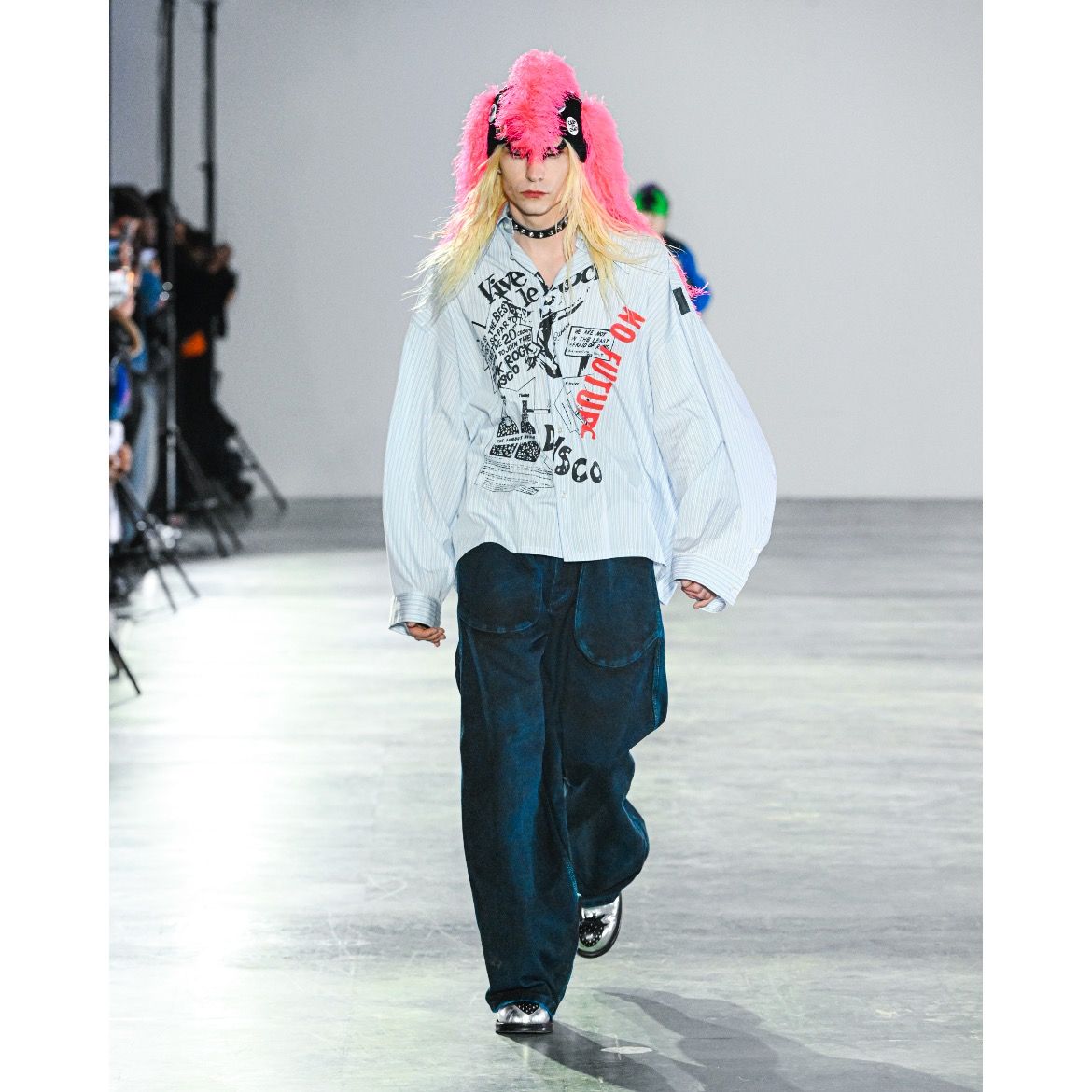 【残り一点】Black Stained Duck Pants