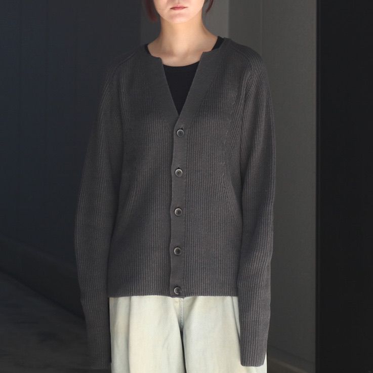 【残り一点】Ribbed Cardigan