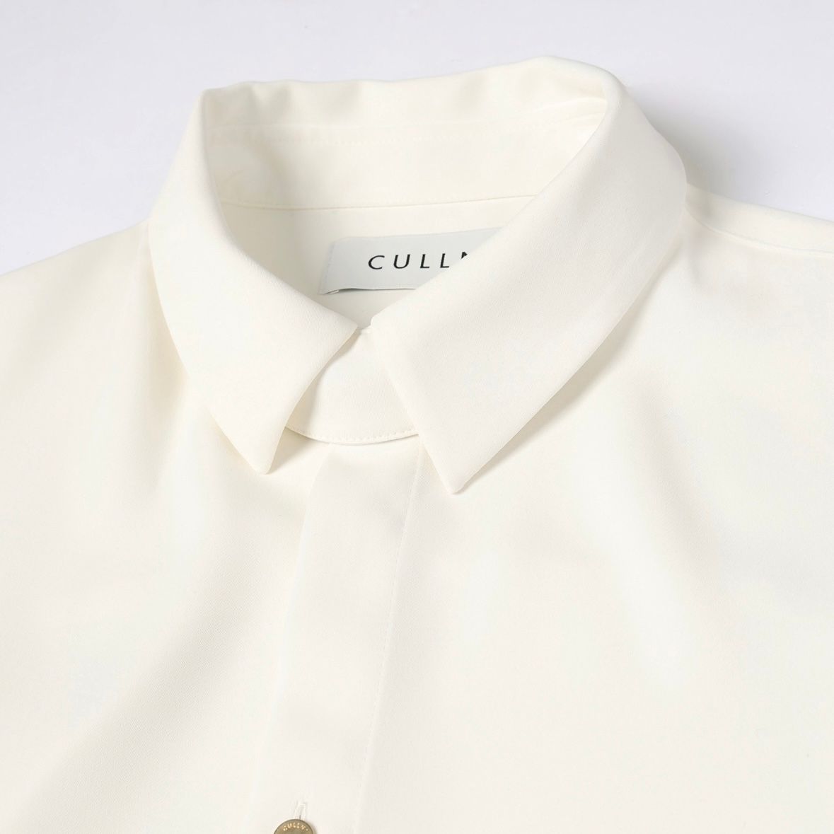 【残り一点】Double Cloth Chin Tab Long Sleeve Shirt