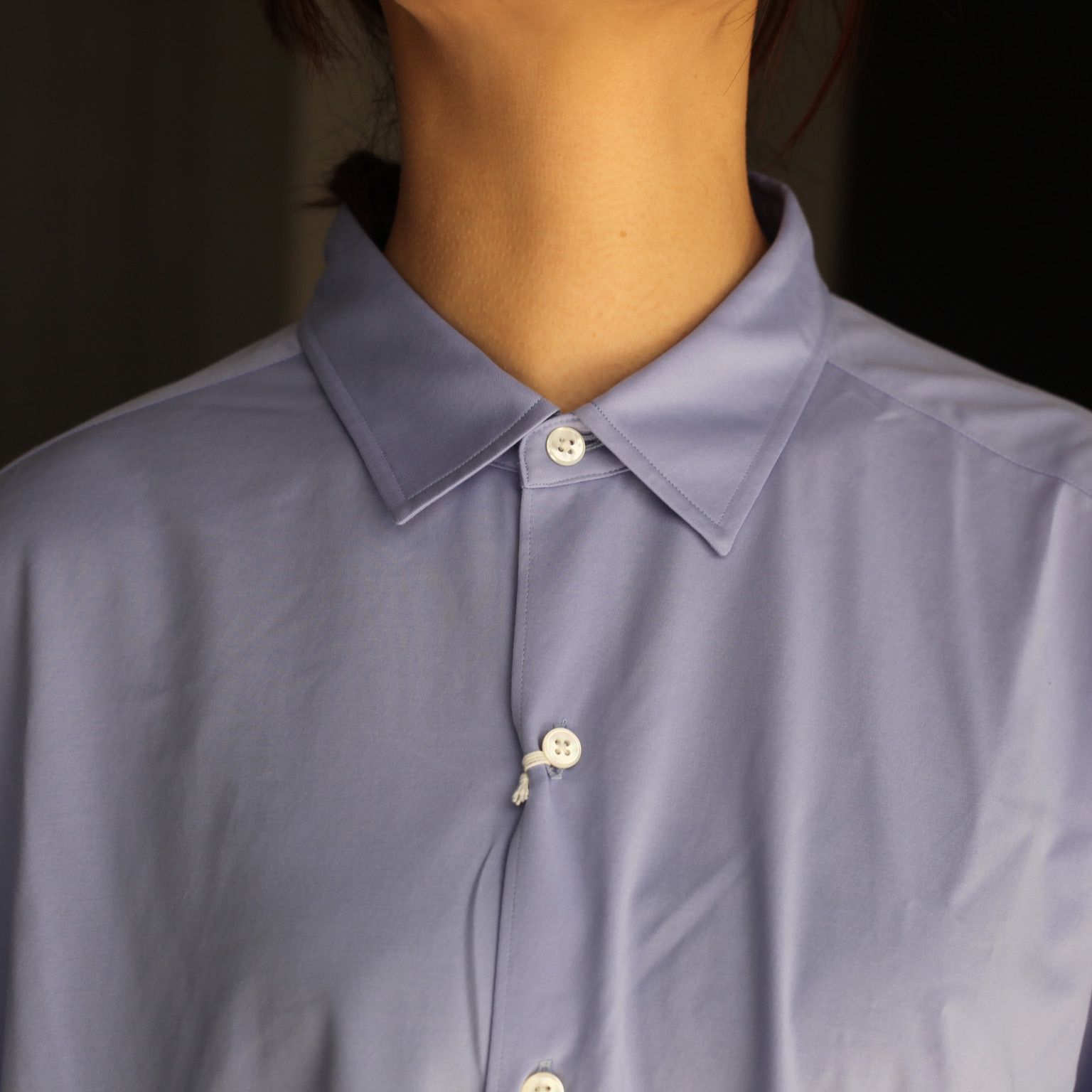 KANEMASA PHIL. - 【残り一点】46G Atmosphere Shirt | ACRMTSM KANEMASA PHIL. - 【残り一点】46G Atmosphere Shirt | ACRMTSM