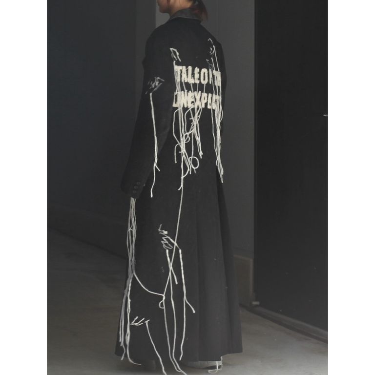 Yohji Yamamoto - 【残り一点】レザー切替柄Wジャケット | ACRMTSM 