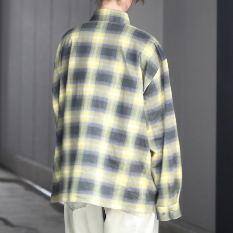【残り一点】28G Ombre Check Balise Shirt