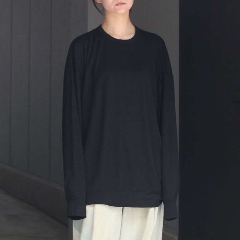 【残り一点】オーバーサイズリラックスウールL/S TEE