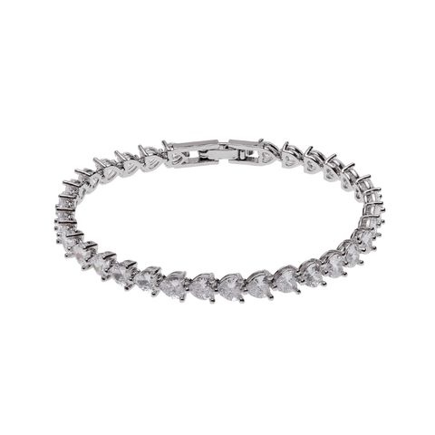 【残りわずか】Micro Heart Jewel Bracelet(SILVER)