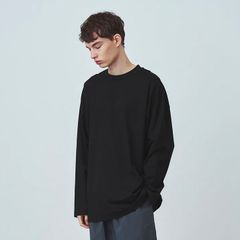 【残り一点】Suvin60/2 Oversized Long-Sleeve T-shirt
