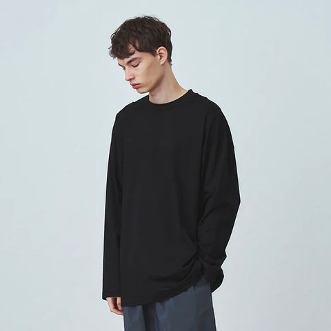【残り一点】Suvin60/2 Oversized Long-Sleeve T-shirt