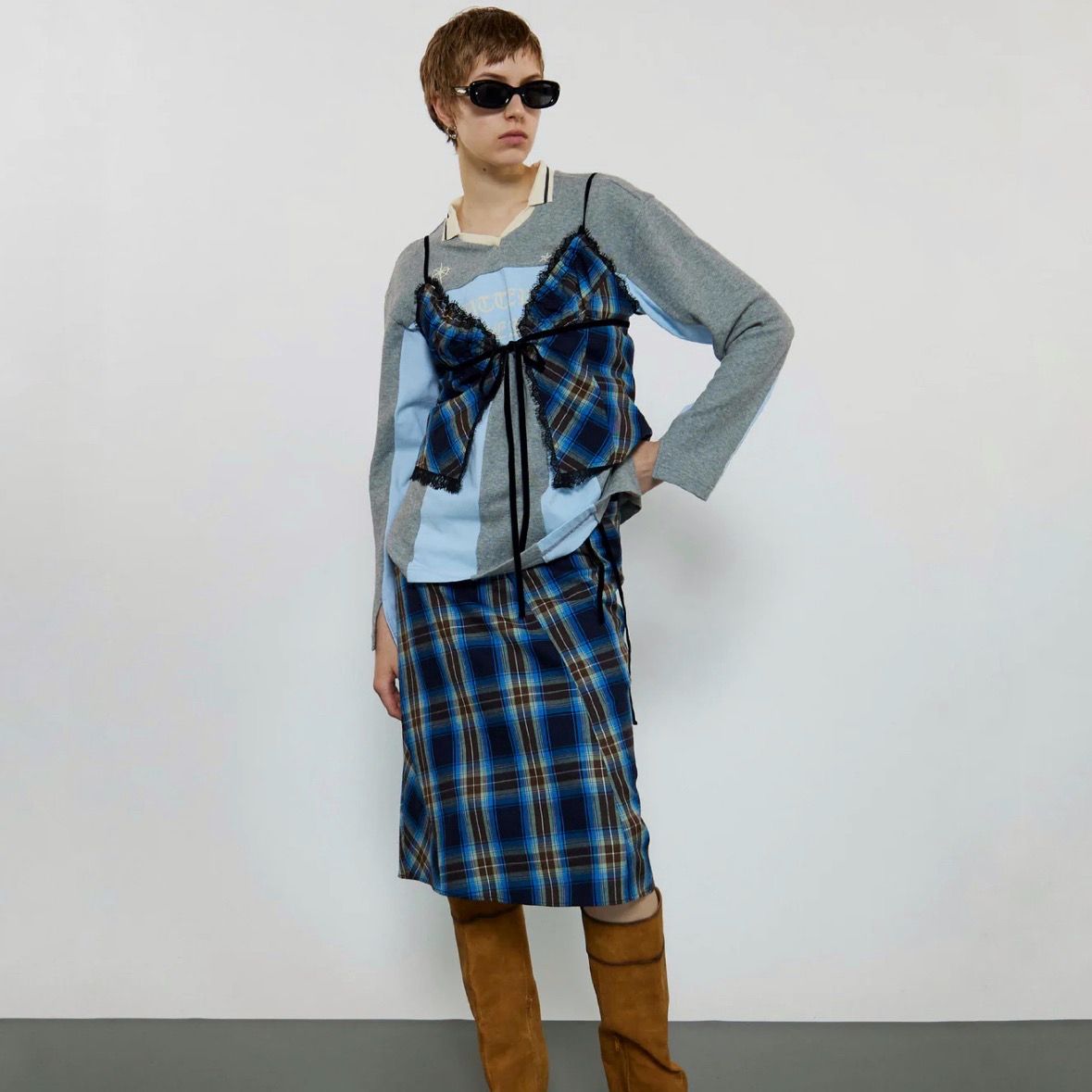 【残り一点】Fruttaring Heart Stripe Long Sleeve T-shirt