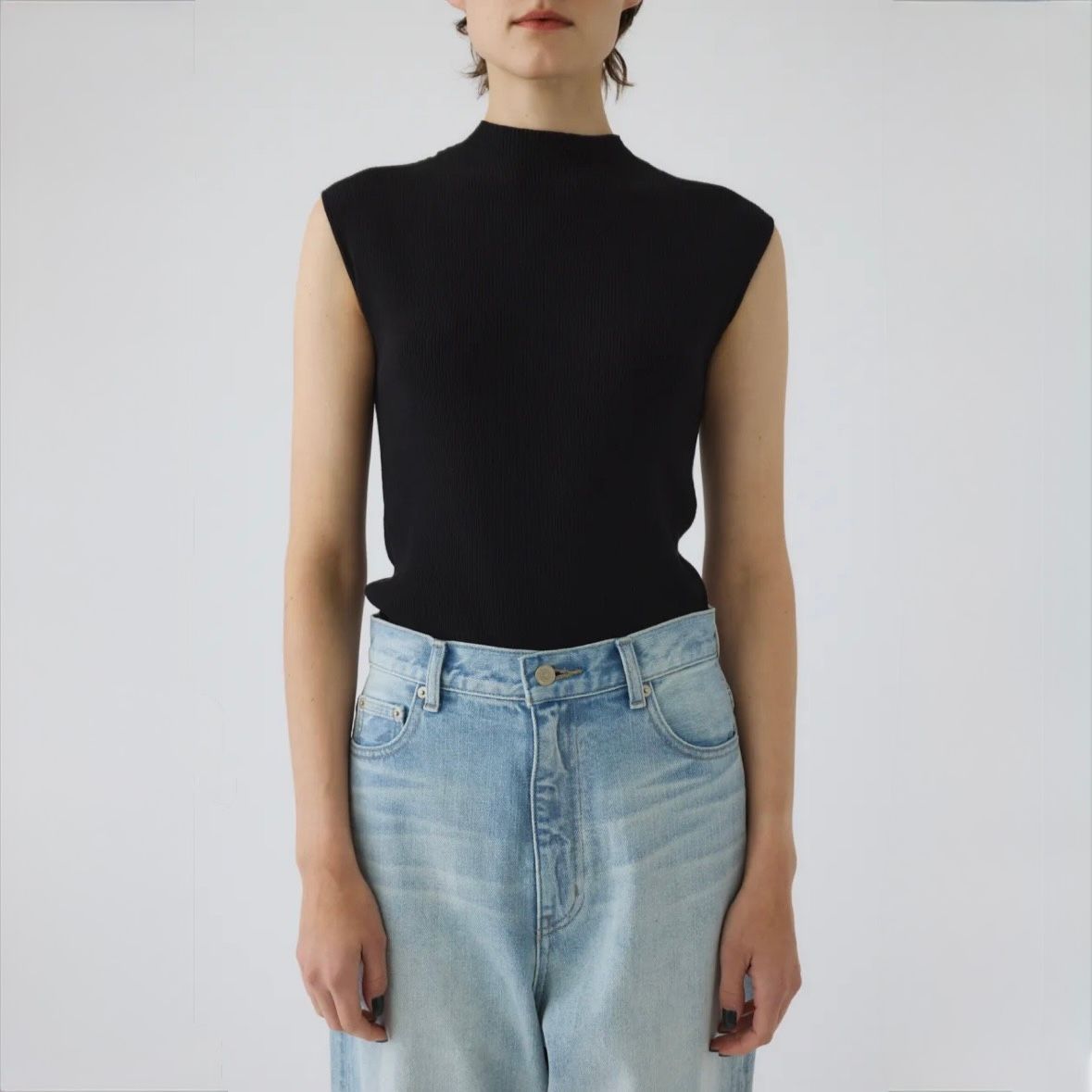 【残り一点】Washable Basic N/S Knit