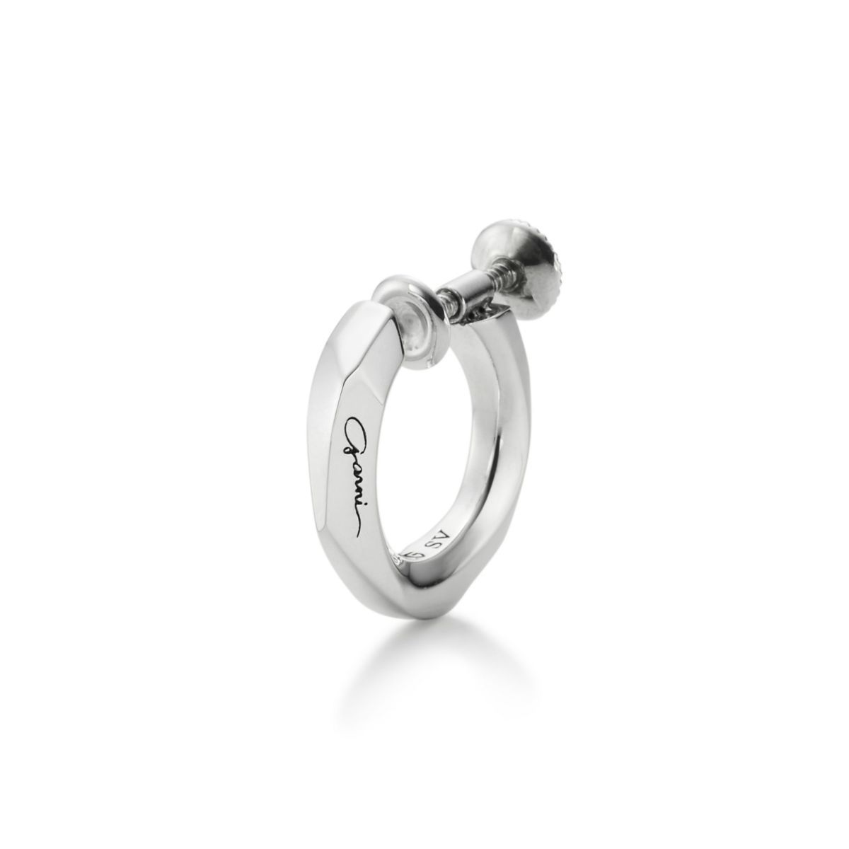 【残り一点】Crockery Earring_L 左耳用(SILVER)