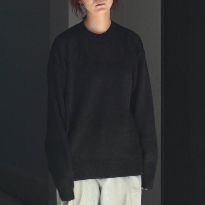 【残り一点】Mohair Glitter Knit Combination LS