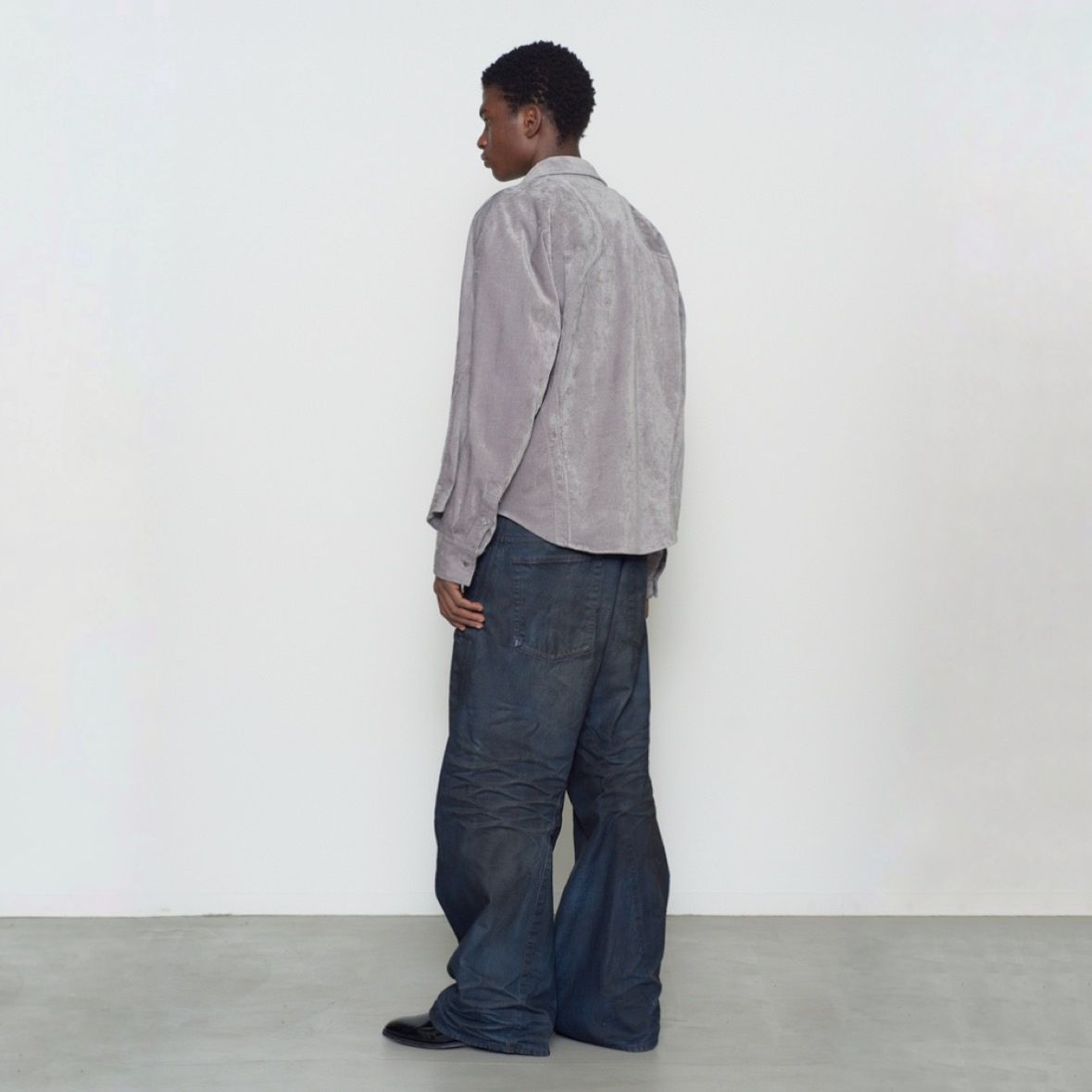 【残りわずか】3D Twisted Wide Leg Jeans