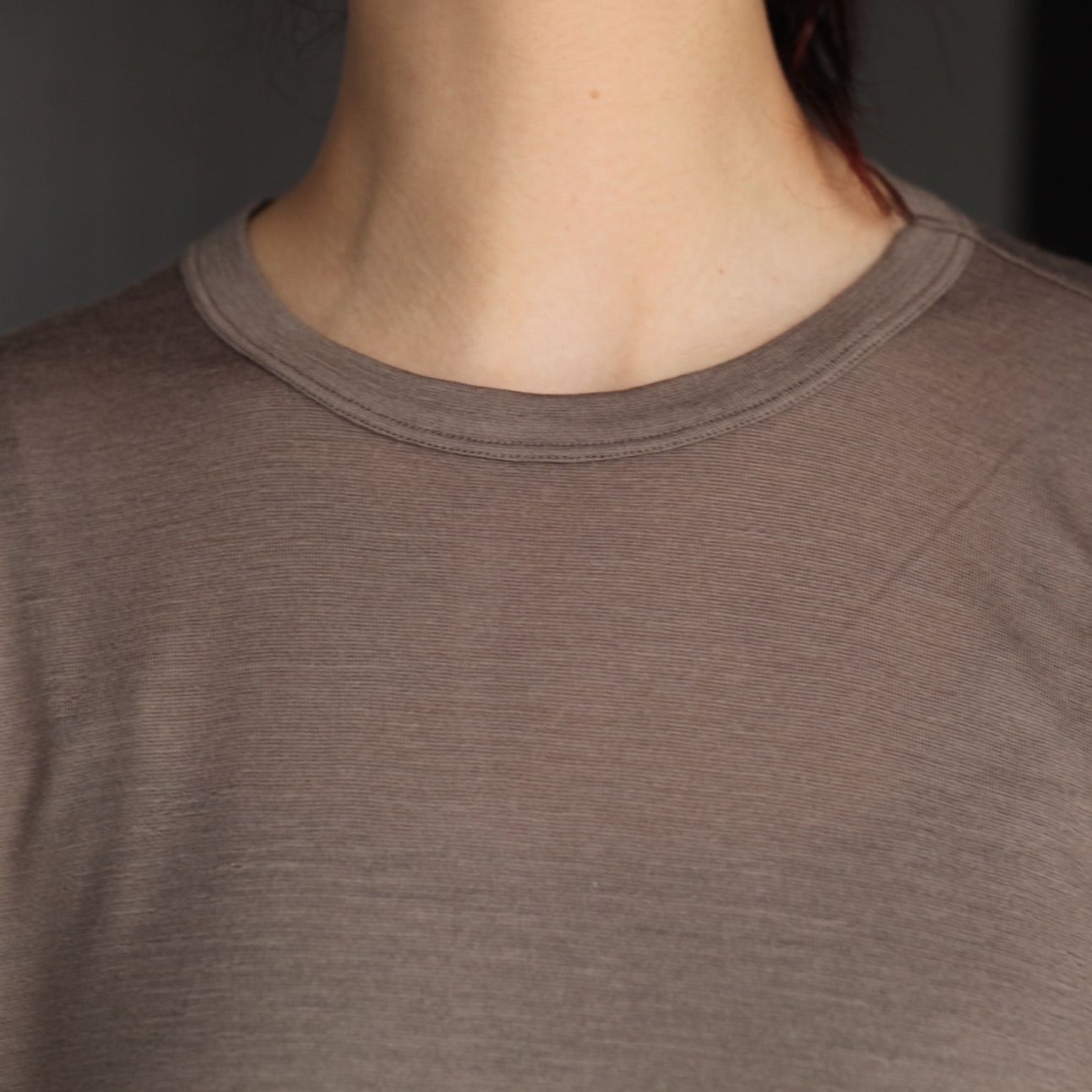 【残り一点】オーバーサイズリラックスウールL/S TEE