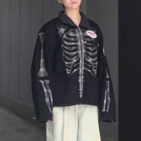 【残り一点】Canvas Bone Jacket
