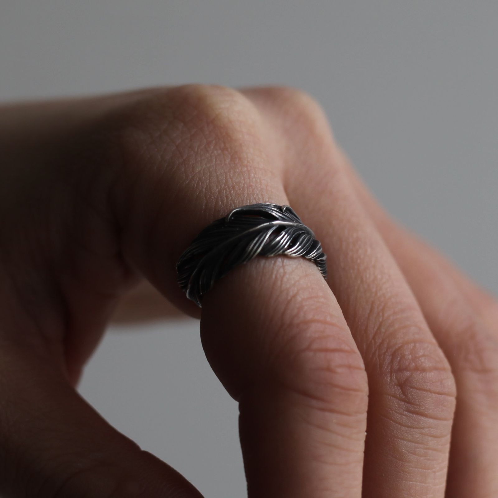 【残り一点】OWL Feather Ring_S(OX)