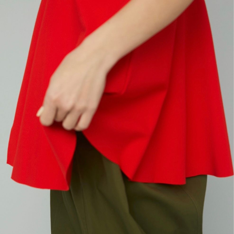 【残り一点】Cropped Ponte Tops