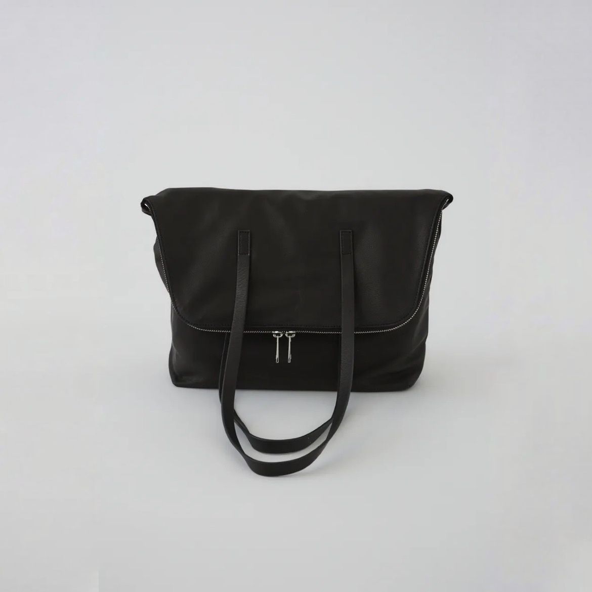 【残り一点】W Zip Leather Bag